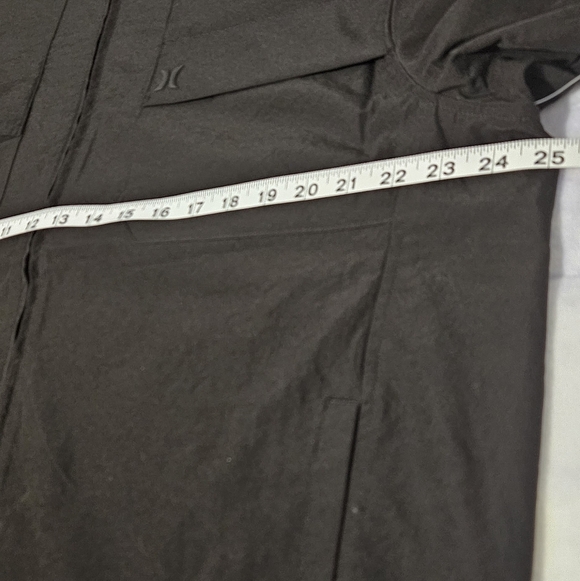 Hurley men's black windbreaker jacket with full zip closure Size L - Picture 14 of 16